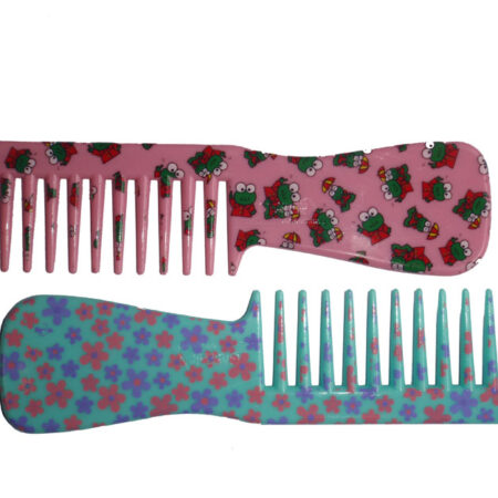 Pente Mini Dentes Largos Decorado
