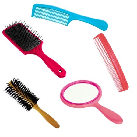 Kit para cabelo com 5 peças